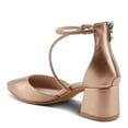 thumbnail image 7 of Patrizia Eluned Women’s Faux Leather Block Heel Pumps with Crystal Strap and Zipper Closure, 7 of 7