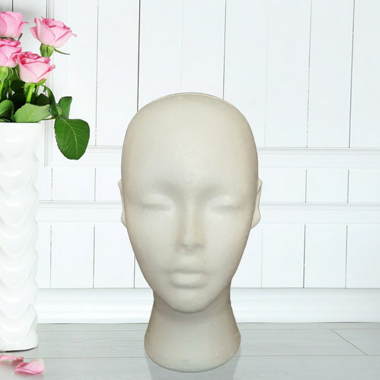 Female Foam Mannequin Manikin Head Model for Wig Hats Mask Glasses Display  Stand