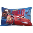 Disney Cars Toddler Bedding Sets, Toddler Bed, Blue, 4Pieces