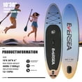 thumbnail image 3 of MSEASFREE Inflatable Stand up Paddle Board, 10ft Paddle Boards with Premium SUP Accessories, 3 of 11
