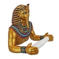 thumbnail image 3 of Design Toscano King Tut Royal Bathroom Toilet Paper Holder, 3 of 5