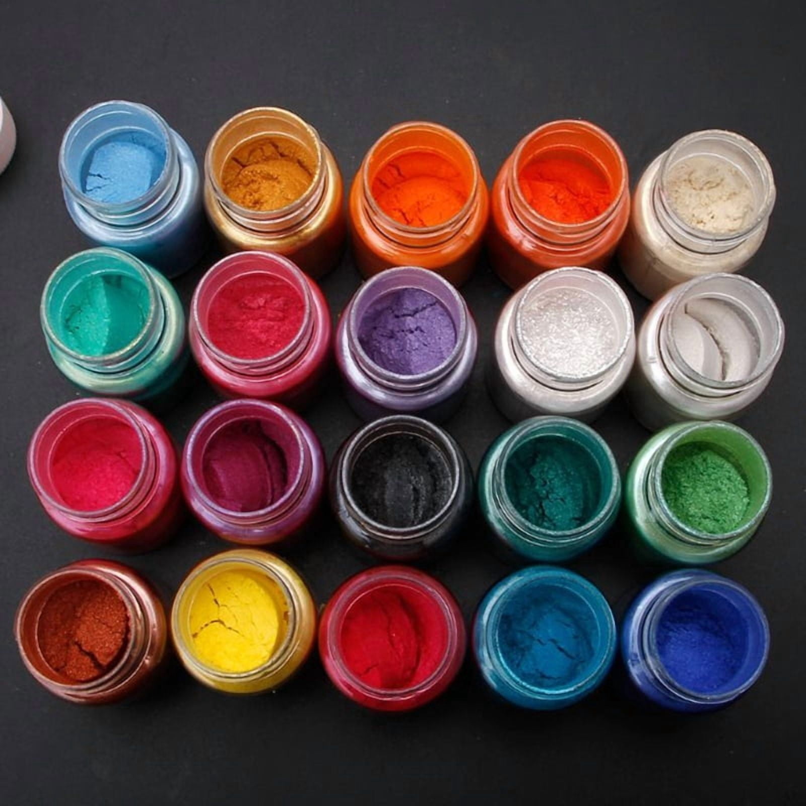 40 Colors Cosmetic Grade Pearlescent Natural Mica Mineral Powder Epoxy Resin Dye