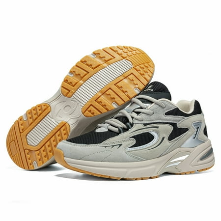 Baasploa Men Running Shoes Casual Sneakers Mesh Breathable Sport Shoes for Men