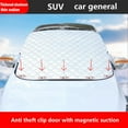 thumbnail image 5 of Eolstice Vehicle Windshield Frost Protection Cover, Magnetic Attachment Snow Shield For Cars, Auto Front Glass Winter Weather Protective Layer Barrier, 5 of 9