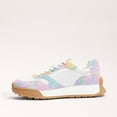 thumbnail image 4 of Sam Edelman Layla Rainbow Lace Up Low Top Chunky Heeled Fashion Sneakers (Rainbow, 13), 4 of 7