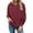 06# Wine, variant on YDDIAN Oversized Hoodies for Women Trendy Crew Neck Plain Sweatshirts Long Sleeve Summer Basic Drawstring Pullover Fleece Sweaters with Pockets Beige XL