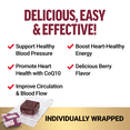 thumbnail image 4 of Total Beets Ultimate Heart Health Chews for Blood Pressure Support, with Beetroot Powder, CoQ10, B Vitamins & Grapeseed Extract for Blood Flow & Energy, Berry, 60 Soft Chews by Force Factor, 4 of 11