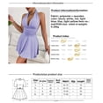 thumbnail image 6 of Women's Strapless Backless V-Neck Tight-Fitting Short Dress Sexy Dress, 6 of 6
