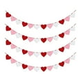 thumbnail image 2 of 7.5ft Valentine's Day Felt Banner - No DIY Required - Valentines Decorations - Valentines Felt Heart Garland Banner - Valentine's Day Outdoor Indoor Home Hanging Decor, 2 of 6