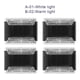 thumbnail image 2 of Bewildely 4 piezas de luz Solar recargable para patio, valla, lámpara de pared, paisaje, pasarela, detección automática, luces de cubierta, Iluminación y accesorios Cálido, 2 of 6