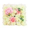 thumbnail image 4 of Panel de flores artificiales Regalos del día de San Valentín Fondo de flores rosas para Champán ligero, 4 of 9