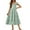 Light Green, variant on Arshiner Girls Maxi Summer Short Flutter Sleeve Casual Dress with Pockets for 13-14 Years