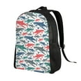 thumbnail image 2 of Haiem Colorful Shark Backpack - Stylish and Durable 15-inch Laptop Backpack with Waterproof Oxford Fabric, 2 of 8