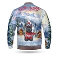 thumbnail image 2 of Hello Welcome Winter The Ski Scottish Terrier Snowy Day All Over Print 3D Baseball Jacket Scottie Dog Lover Gifts Bomber Jacket Softball - 13013, 2 of 6
