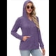 thumbnail image 5 of Suéteres de Mujer, Sudaderas con Capucha de Larga de Otoño, Sudaderas para Mujer, Ropa Informal Holgada de Moda Púrpura L, 5 of 7
