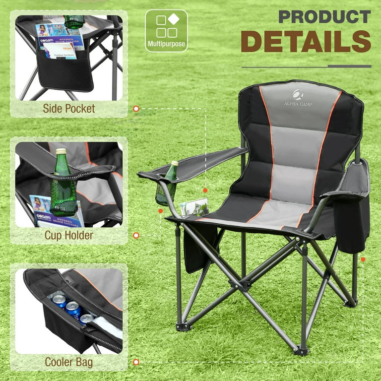 Real Living Oversized Padded Folding Chair