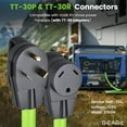 thumbnail image 5 of GEARit 3-Prong 30 Amp 10AWG NEMA TT-30 Power Extension Cord for RV and Auto, 50ft, 5 of 9
