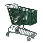 Medium Plastic Shopping Cart - Green