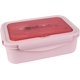 thumbnail image 2 of Fiambrera, Bento Boxes, Fiambrera, Fiambreras a prueba de fugas Niños y Adultos, Fiambreras Bento con 3 Compartimentos y Cubiertos rosa Jormftte LN-2366-3, 2 of 5