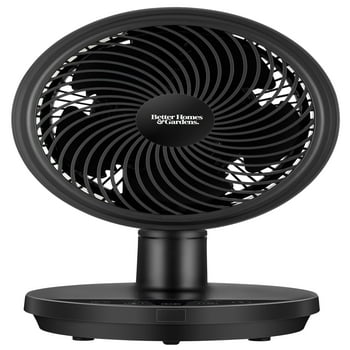 Better Homes & Gardens 7" 3-Speed AC Air Circulator Fan, 4-Way Oscillation with Easy-Grip Handle