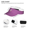 thumbnail image 2 of W-W-E Sunscreen Visor Cap for Men and Women, Adjustable Empty Top Baseball Hat with Curved Brim, Lightweight Polyester Sport Sun Visor for Outdoor Activities, 2 of 8