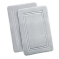 thumbnail image 4 of Truly Calm Antimicrobial 2 Piece Memory Foam Light Grey Polyester 2-Piece 17x24 Mat Set, solid themed, for Men and Women, OEKO-TEX Certified Confidence, 4 of 5
