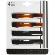 Vidal Sassoon Small Tortoise Auto Clasp Barrette, 4 Pack