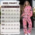 thumbnail image 6 of SCRAWLGOD Valentine's Day Decor Heart Love Dachshund Print Dark Pink Women's 2 Piece Outfits Lounge Set Oversized Turtleneck Sweatshirt Wide Leg Sweatpants Set Sweatsuit Comfortable Tracksuit, S, 6 of 7
