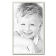 thumbnail image 2 of ArtToFrames 22" x 37" White Square Star Emboss Picture Frame, 22x37 inch White Wood Poster Frame (WOM-5125),  Pack, 2 of 7