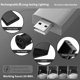 thumbnail image 5 of Luz de lectura, lámparas de lectura portátiles USB para leer en la cama Clip de lámpara de lectura de 3 colores y 5 niveles de brillo para amantes de los libros, 5 of 5