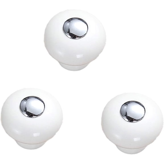 Gamvdout 3X Vintage Ceramic Furniture Drawer Handles Antique Zinc Alloy Cupboard Handles Dresser Drawer Handles Chest of Drawers Vintage Antique Handle