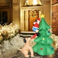 thumbnail image 3 of 6 FT Airblown Inflatable Christmas Tree Santa Decor Lighted Lawn Yard Outdoor, 3 of 10