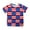 Dark Blue, variant on HUITKMM Boys' Fashion Summer Toddler Boys Girls Independence Day Short Sleeve Prints T Shirt Tops Clothes