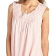 thumbnail image 5 of Casual Nights Women's Fancy Lace Trim Sleeveless Nightgown, 5 of 5