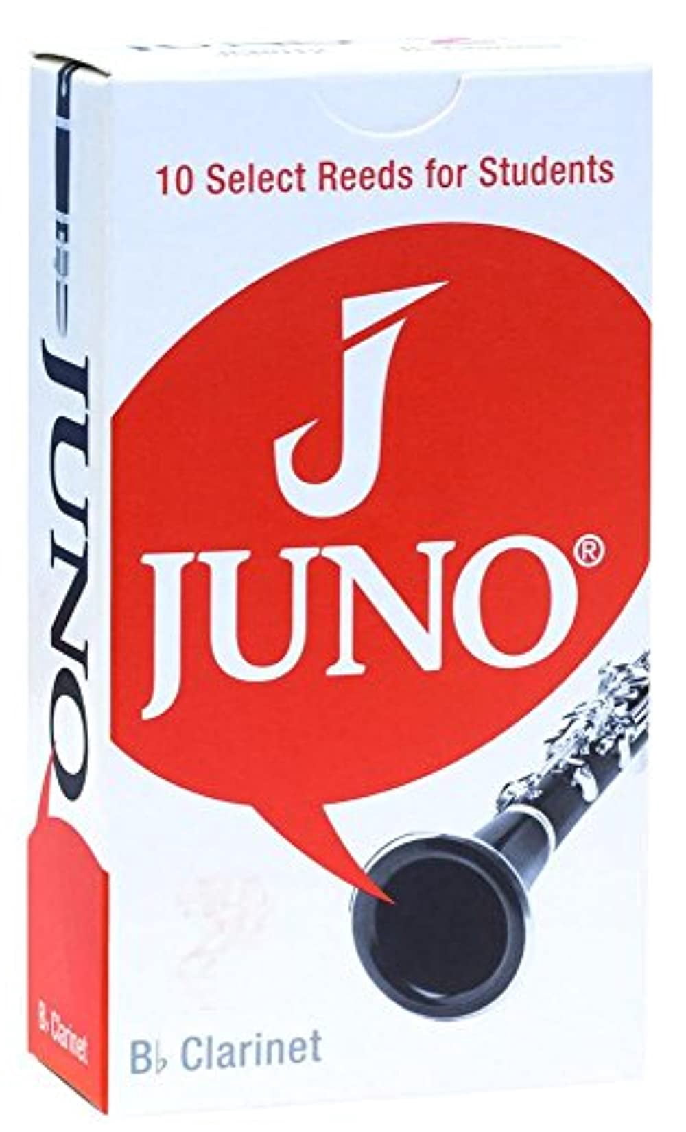 Vandoren JCR0125-U Juno Clarinet Bb Reeds, Strength No.2.5 - Box of 10