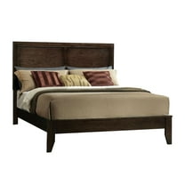 Madison Casual Panel Bed Bedroom Collection with Wooden Heighted Bed