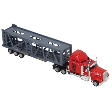 BESTSKY 2026 New Rc Container Truck 1/65 Realistic Interactive Alloy Semi Trailer Truck Toy for Kids Children for Playroom,Birthday,Collection