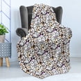 thumbnail image 4 of Crazy Soft Flannel Fleece Blanket, Valentines Day Themed Hearts Pattern with Various Expressions Colorful Anime Design, Cozy Plush for Indoor and Outdoor Use, 50" x 70", Multicolor, by Ambesonne, 4 of 5
