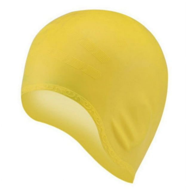 Liquidation! Bonnets de Natation Femmes Silicone Imperméable Chapeau de Protection pour Cheveux Longs Accessoires de Natation pour Adultes