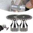 thumbnail image 1 of Precision Diamond Carving Wheel (40mm/50mm), Sharp Wear-Resistant Diamond Blade, Wet & Dry Cutting Disc for Angle Grinder, Suitable for Ceramic Tile, Marble, Granite (40mm(1.57 in)+50mm(1.97 in)), 1 of 8