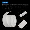 thumbnail image 4 of 2pcs Drum Stick Tape Drumstick Grips Drumstick Wrap Anti Slip 1" Width 43" for Drum Percussion White, 4 of 6