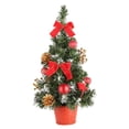 thumbnail image 4 of árbol de Navidad Artificial de Pequeño árbol de Navidad Perfecto para Decoración Navideña de Vacaciones en Interiores Y Exteriores Rojo-30CM BLESIY Mini árbol de Navidad, 4 of 8