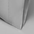 thumbnail image 2 of Superior 3-Piece Tencel Blend 600 Thread Count Grey Sheet Set, Twin, 2 of 5