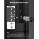 thumbnail image 2 of Cable HDMI Highwings 8K 2.1 1 m, paquete de 2 unidades, 48 Gbps, nailon trenzado, 2 of 9