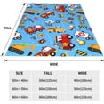 thumbnail image 3 of Ultra-Soft Microfiber Throw Blanket Fuzzy Fleece Blanket for Adults Kids Gift Couch, Sofa, Bed Butterfly Floral 50"x40", 3 of 6