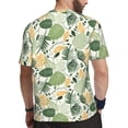 thumbnail image 2 of Wukai Hawaiian Style Print Men's Short-Sleeved Mesh T-Shirt,Quick-Dry Short Sleeve Workout T-Shirt-Medium, 2 of 8