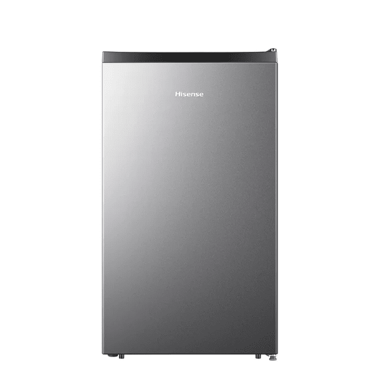 Hisense 4.4 Cu Ft Compact Refrigerator, Stainless Steel photo 1