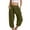 Army Green, variant on Kmdttou Women's Solid Color Pocket Leggings Cropped Pants Casual Women's Cropped Pants Cropped Pants Cropped Pants