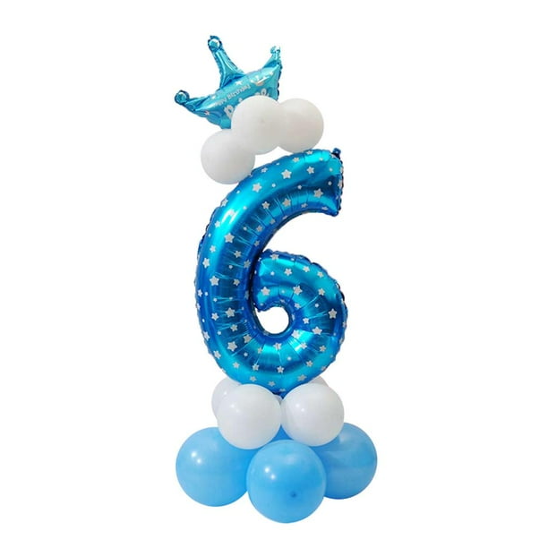 1 Set Numbers 0 9 Party Latex Balloons Decorations Party Favor Number 6
