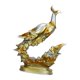 thumbnail image 1 of Soporte para estante Phoenix moderno Gloria dorado sostenedor del estante del vino, 1 of 9